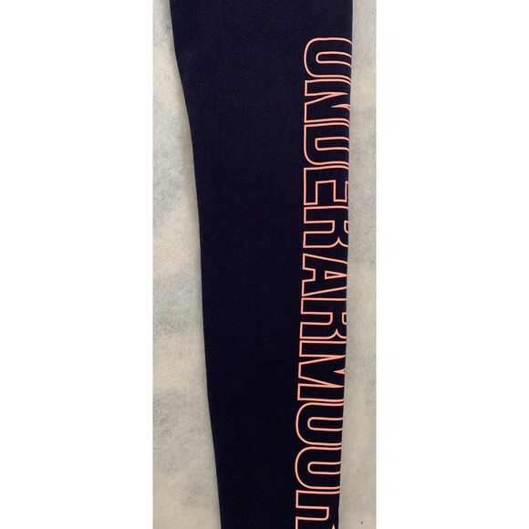 Women's Under Armour WM Favorite Graphic Leggings Midnight Navy/Coral/Steel Sz S - Picture 2 of 5